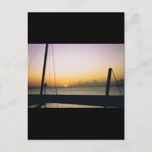 Carte Postale Coucher de soleil d'Aruba