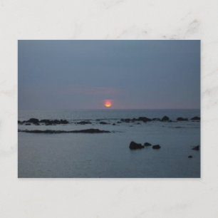 Carte Postale Coucher de soleil de Big Island