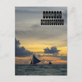 Carte Postale Coucher de soleil de Boracay