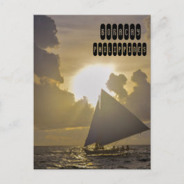 Carte Postale Coucher de soleil de Boracay