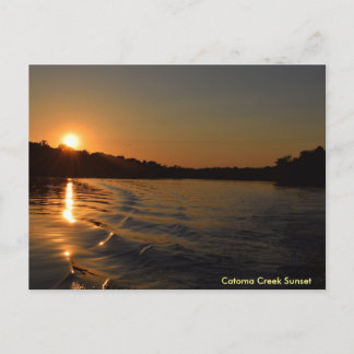 Carte Postale Coucher de soleil de Catoma Creek