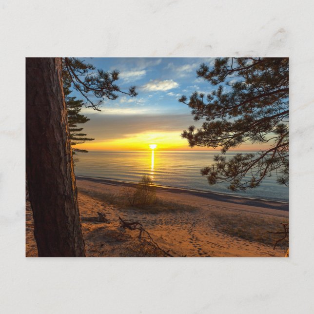 Carte Postale Coucher De Soleil De Douze Milles (Devant)