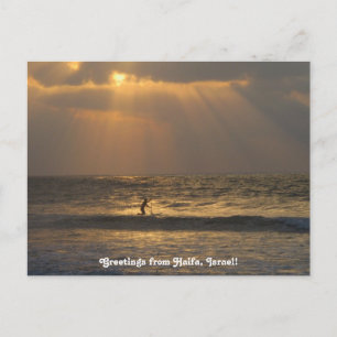 Carte postale Coucher de soleil de Haïfa