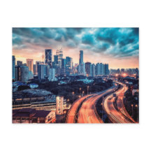 Coucher de soleil de Kuala Lumpur