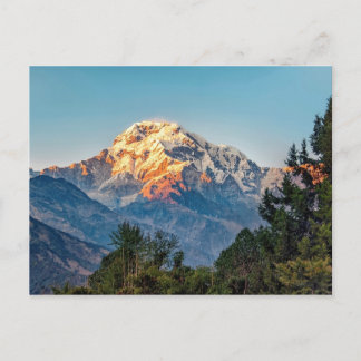 Carte Postale Coucher de soleil de l'Annapurna