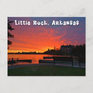 Carte Postale Coucher de soleil de Little Rock Arkansas