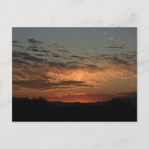 Carte Postale coucher de soleil de Mojave