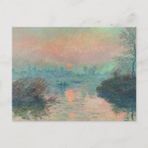 Coucher de soleil de Monet sur la Seine Impression