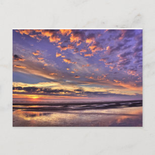 Carte Postale Coucher de soleil de Pacific Coast Paradise