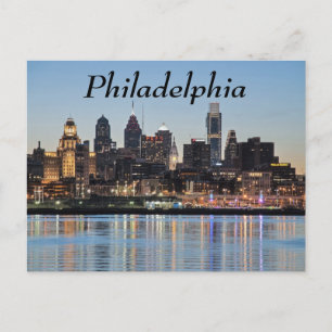 Carte Postale coucher de soleil de Philly