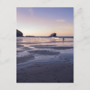 Carte Postale Coucher de soleil de Portreath