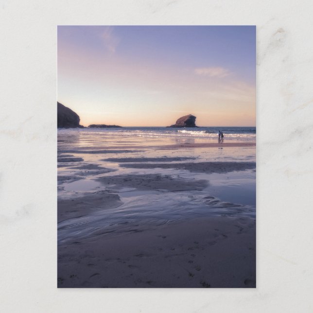 Carte Postale Coucher de soleil de Portreath (Devant)