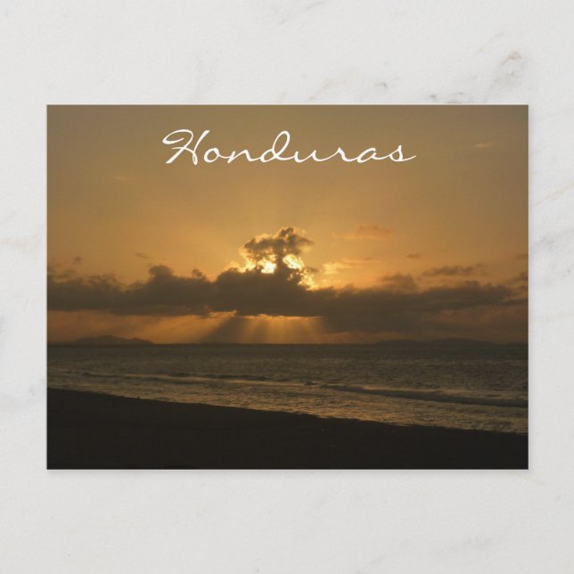 Carte Postale coucher de soleil de tela (Devant)