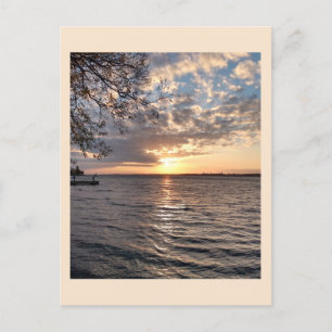 Carte Postale Coucher de soleil d'Ogdensburg