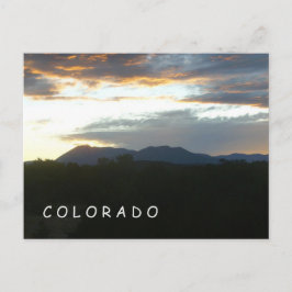 Carte postale Coucher de soleil du Colorado