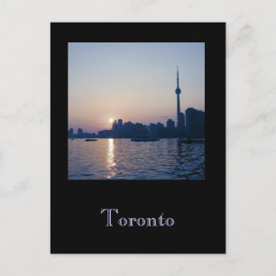 Carte Postale Coucher de soleil du Harborfront de Toronto