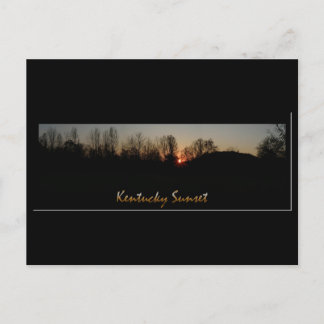 Carte Postale Coucher de soleil du Kentucky