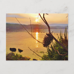 Carte Postale Coucher de soleil du lac Pinecone