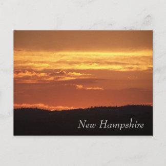 Carte Postale Coucher de soleil du New Hampshire