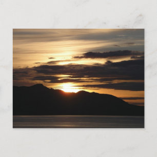 Carte Postale Coucher de soleil en Alaska III Photographie magni