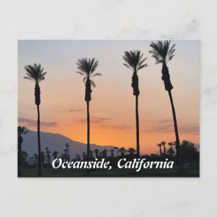 Carte Postale Coucher de soleil en Californie