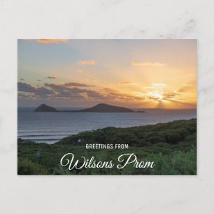 Carte Postale Coucher de soleil été Océan Nature Paysage Photo