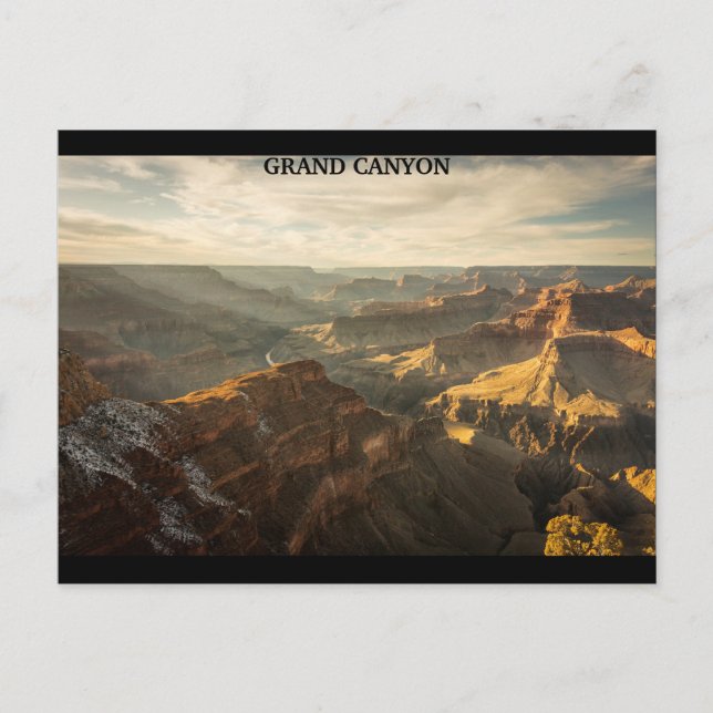 CARTE POSTALE COUCHER DE SOLEIL GRAND CANYON (Devant)