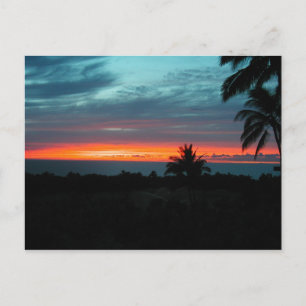Carte Postale Coucher de soleil hawaïen