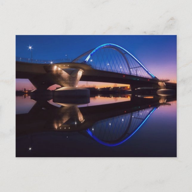 Carte Postale Coucher de soleil inférieur (Devant)