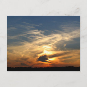Carte Postale Coucher de soleil magnifique