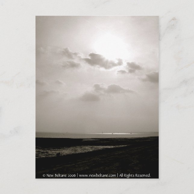 Carte Postale Coucher de soleil, Mersea Island (Devant)