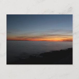 Carte Postale coucher de soleil par lac, Kingston, Ontario, Cana