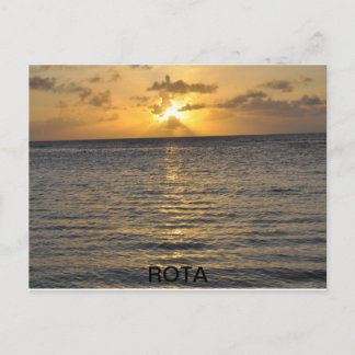 Carte Postale Coucher de soleil Rota