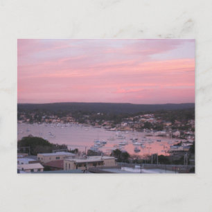 Carte Postale Coucher de soleil sur la baie de Gunnamatta Sydney