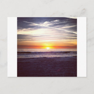 Carte Postale Coucher de soleil sur la plage de St Pete.jpg