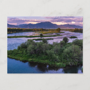 Carte Postale Coucher de soleil sur la rivière Snake - Swan Vall