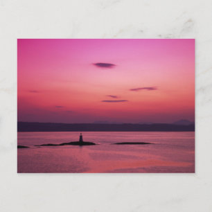 Carte Postale Coucher de soleil sur l'île de Skye, depuis Mallai