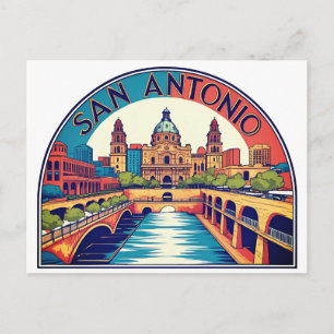 Carte Postale Coucher de soleil sur San Antonio Texas