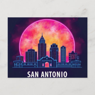 Carte Postale Coucher de soleil sur San Antonio Texas