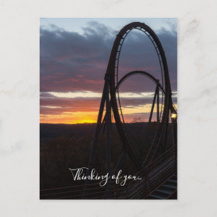 Carte Postale Coucher De Soleil Sur Wildfire Penser À Votre Cart