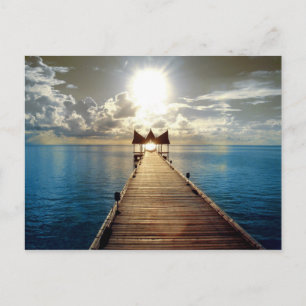 Carte Postale Coucher de soleil tropical