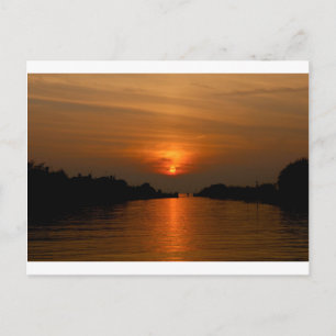 Carte Postale Coucher de soleil vénitien