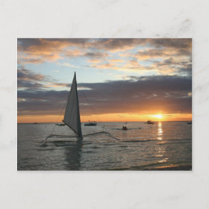 Carte Postale Coucher du soleil