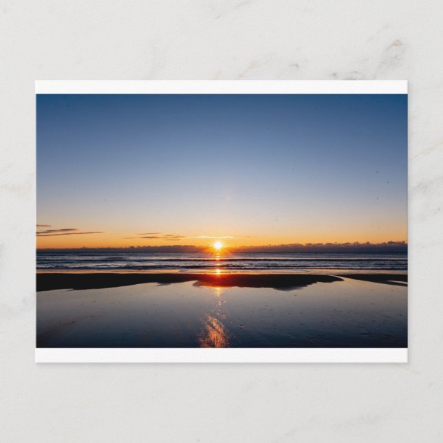 Carte Postale Coucher du soleil (Devant)