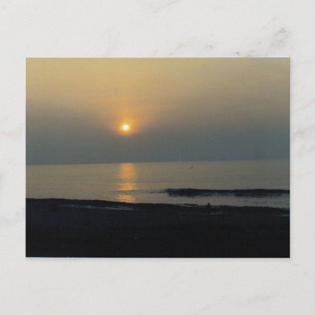 Carte Postale Coucher du soleil (Devant)