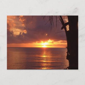 Carte Postale Coucher du soleil