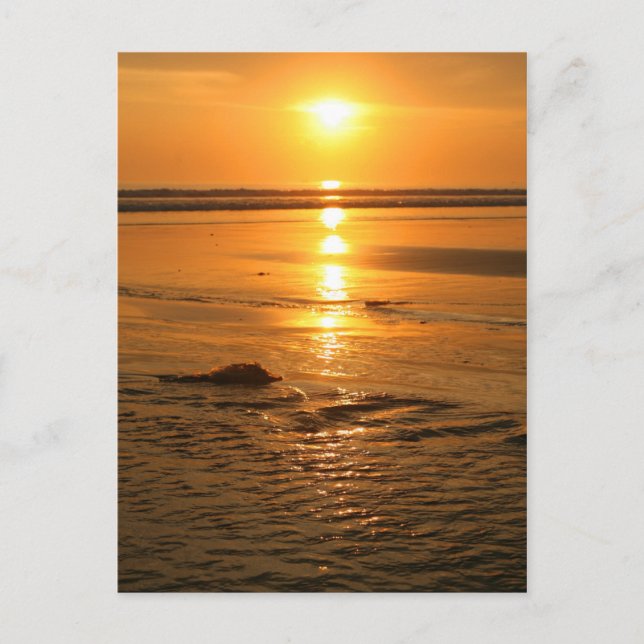 Carte Postale Coucher du soleil Bali (Devant)