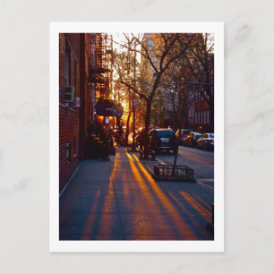 Carte Postale COUCHER DU SOLEIL de GREENWICH VILLAGE (c) 2012
