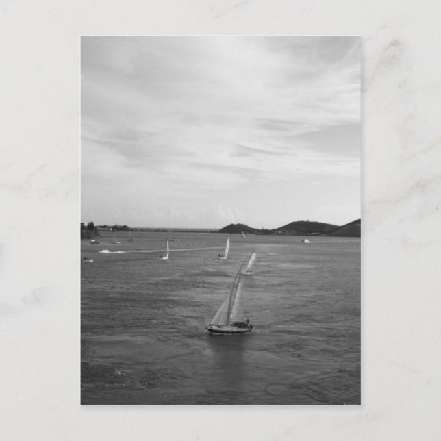 Carte Postale Coucher du soleil de Noumea (Devant)