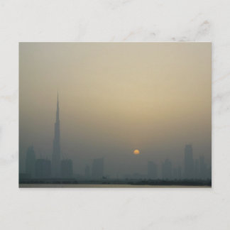 Carte Postale coucher du soleil, Dubaï